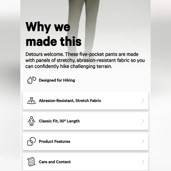 Size 30 Men's lululemon pants - Picture 11 of 11